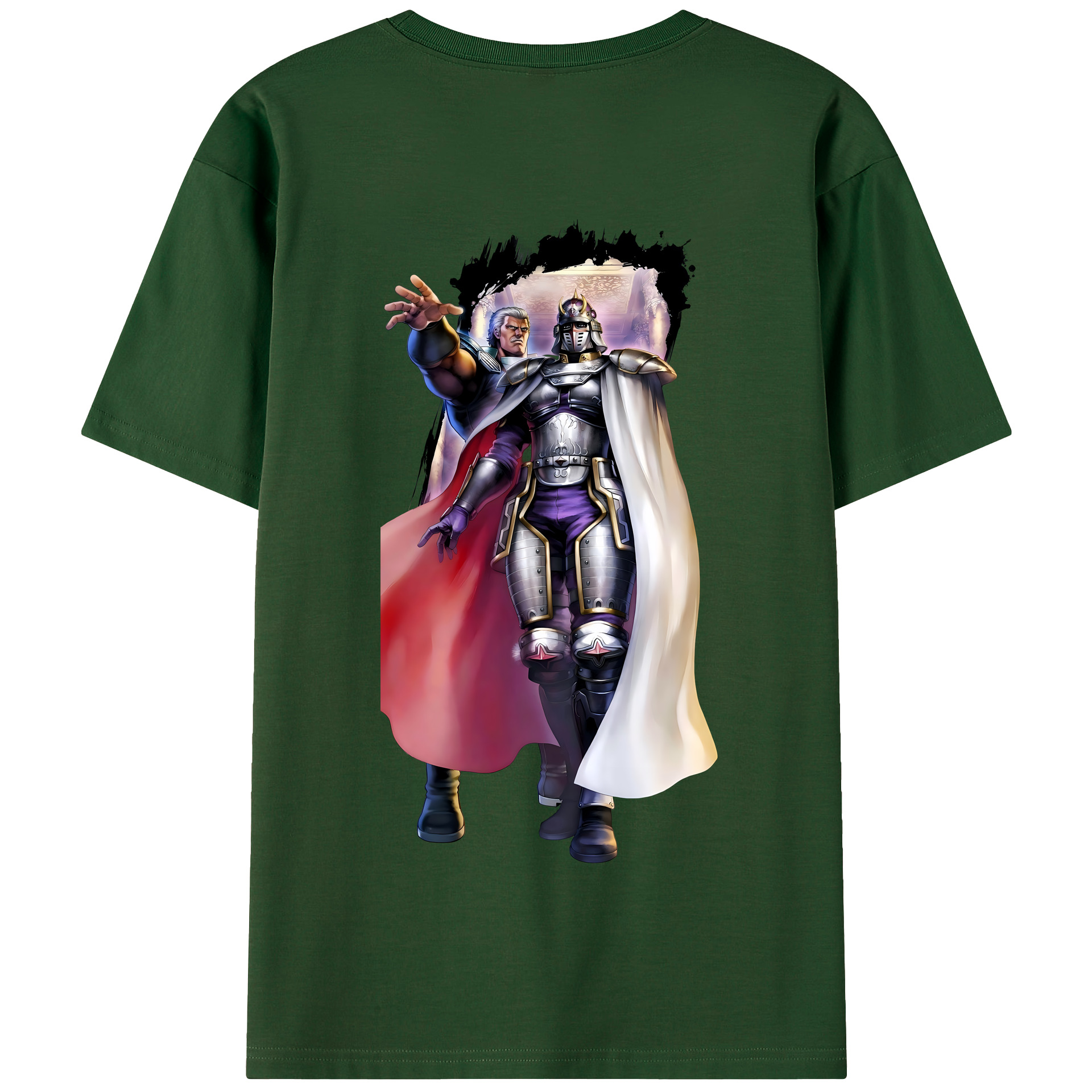 （画像用） 北斗の拳 Fist of the North Star 綿100％半袖Tシャツ（背面プリント）
